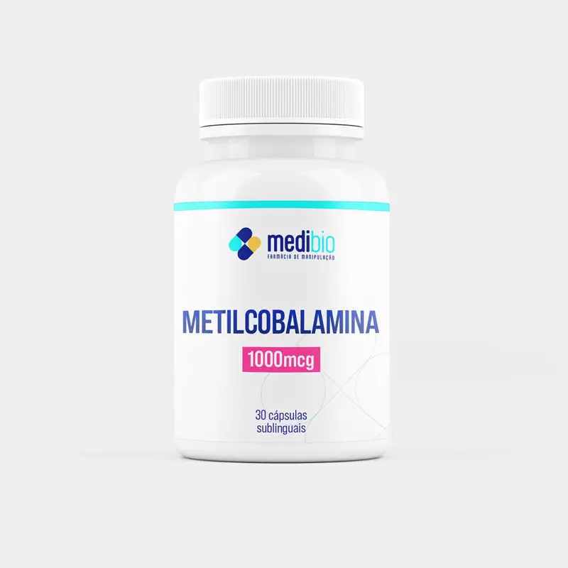 Vitamina B12 (Metilcobalamina) 1mg 60 Cápsulas