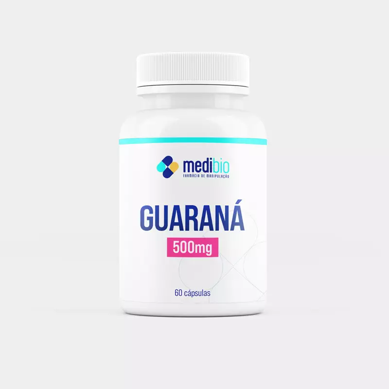 Guaraná 500Mg 60 Cápsulas
