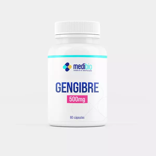 Gengibre 500mg 60 cápsulas Gengibre 500mg 60 cápsulas