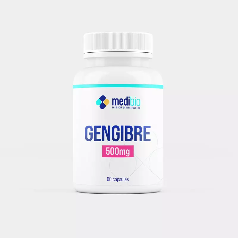 Gengibre 500mg 60 cápsulas