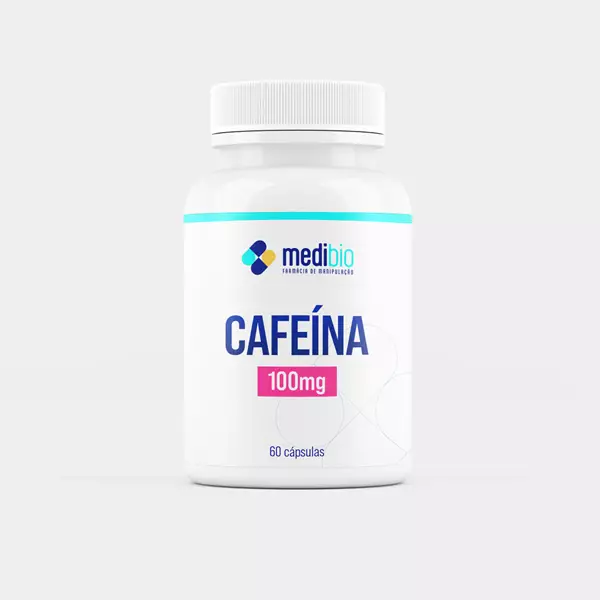 Cafeína 100mg  - 60 cápsulas 