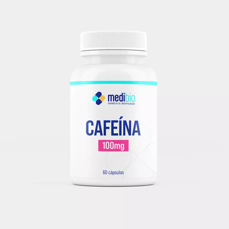 Cafeína 100mg  - 60 cápsulas 