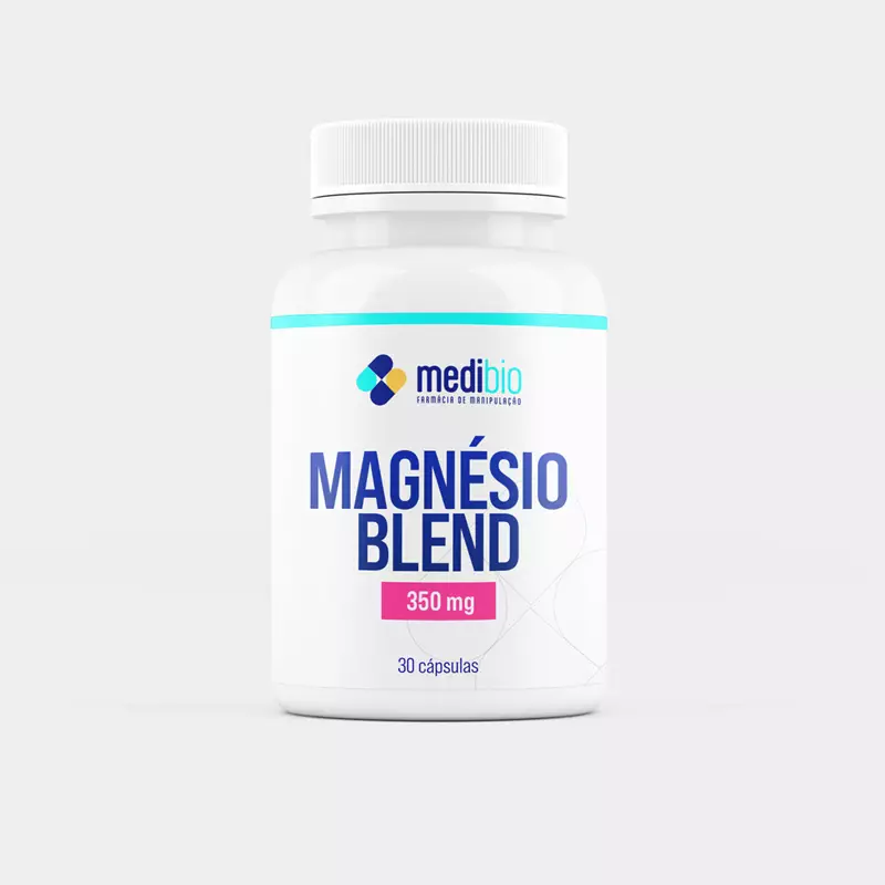 Magnesio Blend 350mg - 30 cápsulas 